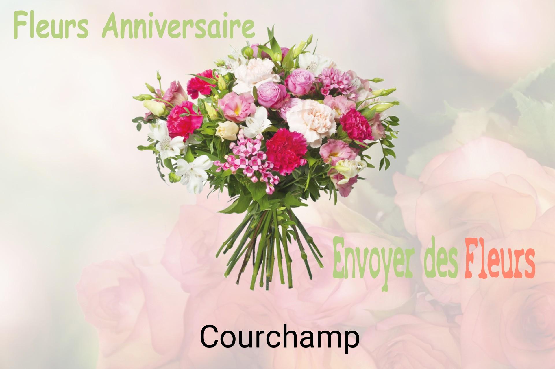 Bouquet de fleurs d’anniversaire livré à Courchamp